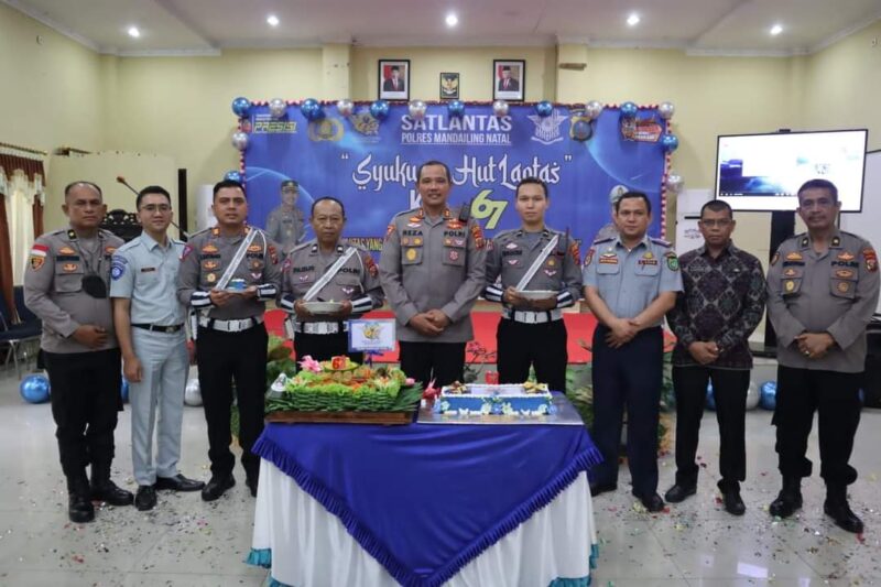 Kapolres Madina Hadiri Syukuran HUT Ke-67 Polantas
