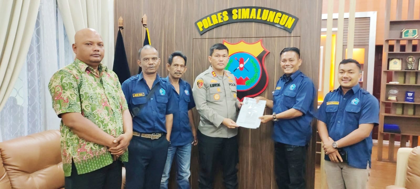 DPC IPJI Siantar-Simalungun Satu Jam bersama AKBP Ronald Sipayung