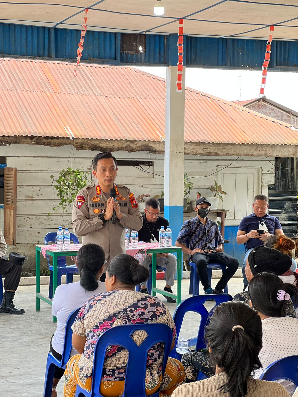 Kunker ke Mapolsek Biru-Biru dan Silaturahmi ke Masyarakat, Kapolresta Deli Serdang Tekankan Penanganan Maraknya Peredaran Narkoba