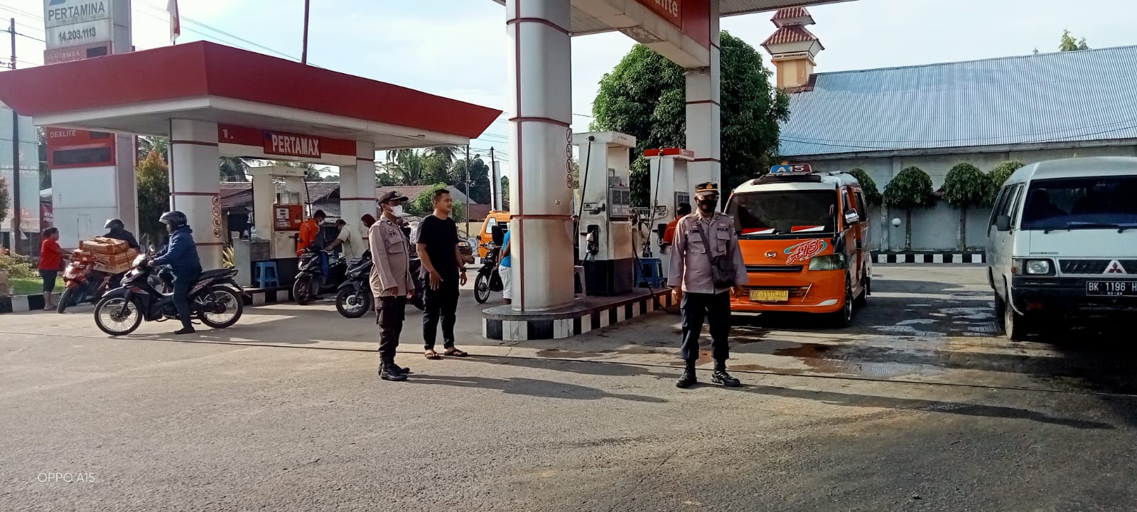 Polsek Biru-Biru Laksanakan Patroli dan Monitoring Ketersediaan BBM