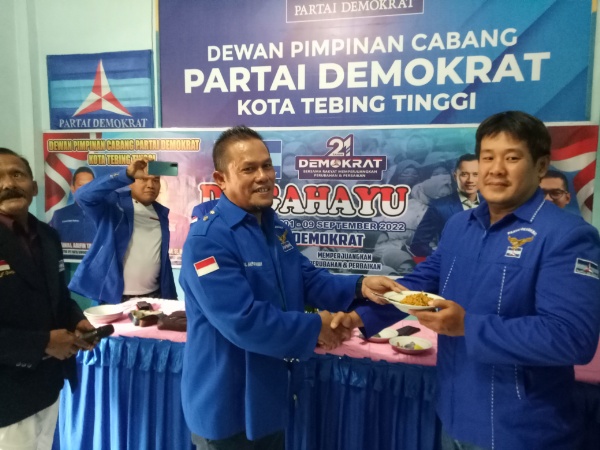 DPC Partai Demokrat Kota Tebing Tinggi, Rayakan HUT Ke-21