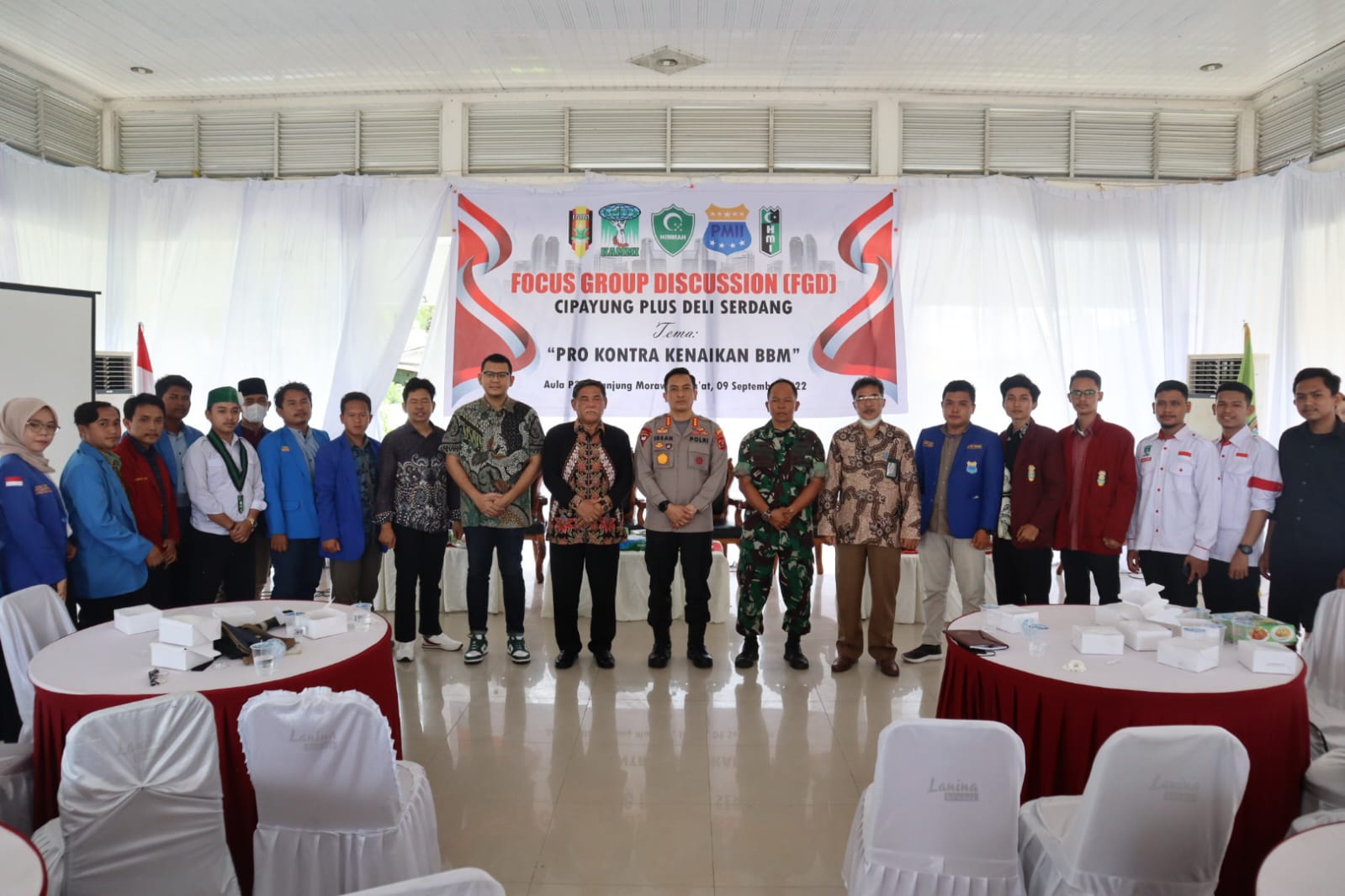 Polresta Deli Serdang dan Pemkab Deli Serdang Gelar FGD Bersama Cipayung Plus