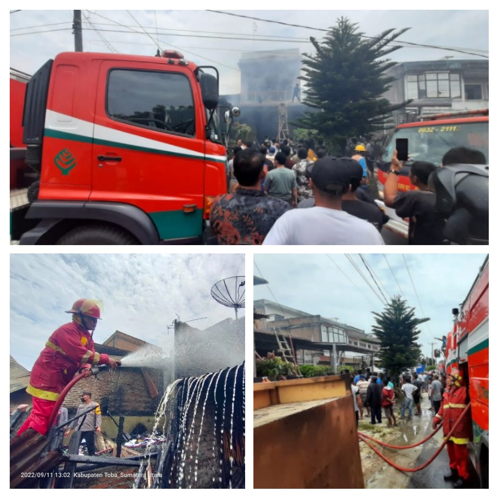Tim Fire Safety TPL Bantu Padamkan Kebakaran di Desa Simpang Sigura-gura