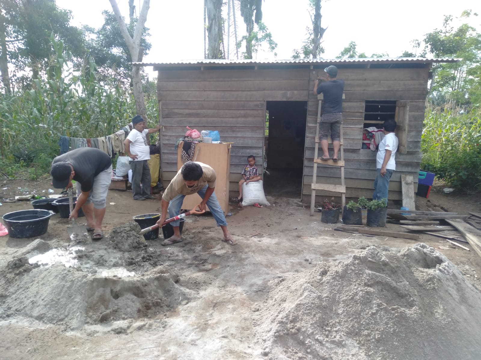 Gema PPTSB Dairi Kumpulkan Dana Perbaiki Tempat Tinggal Feronika Sinaga