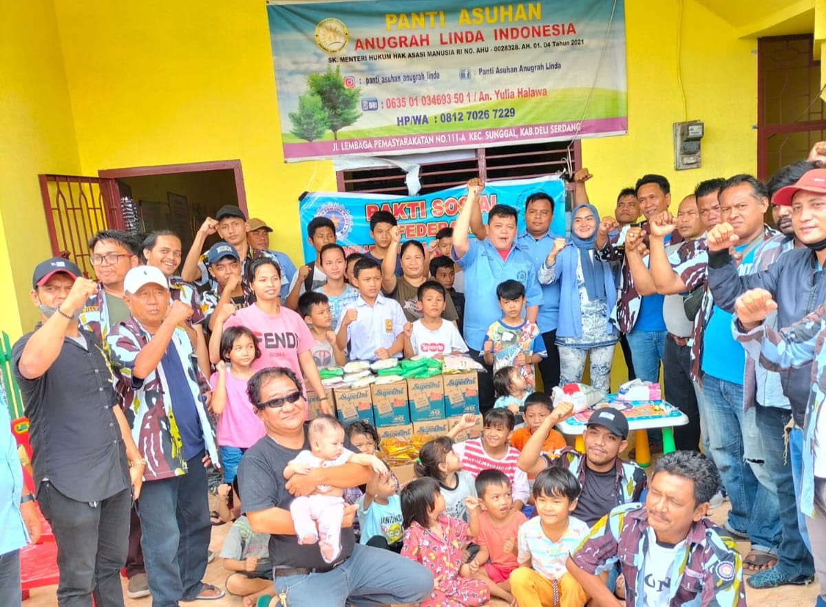 DPC FSBPK Kota Medan Berbagi Kasih, Joseph Sinaga: Hidup Harus Bermanfaat
