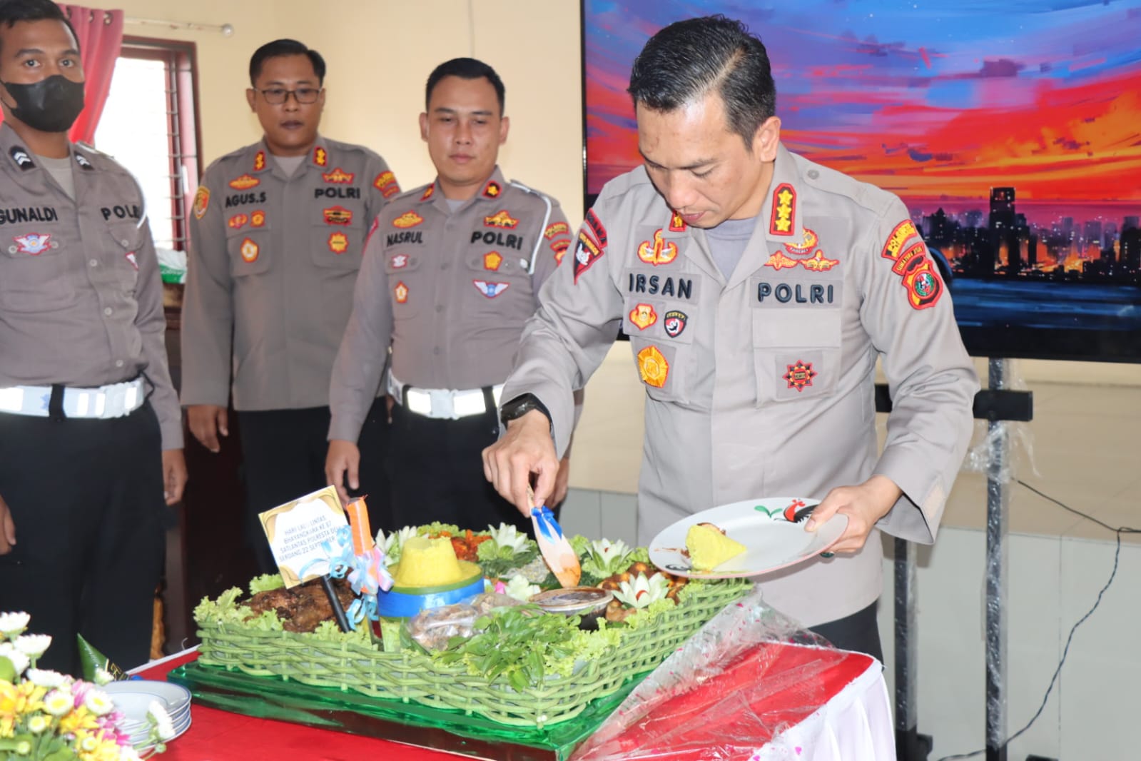 Polresta Deli Serdang Peringati Hari Lalu Lintas Bhayangkara ke 67