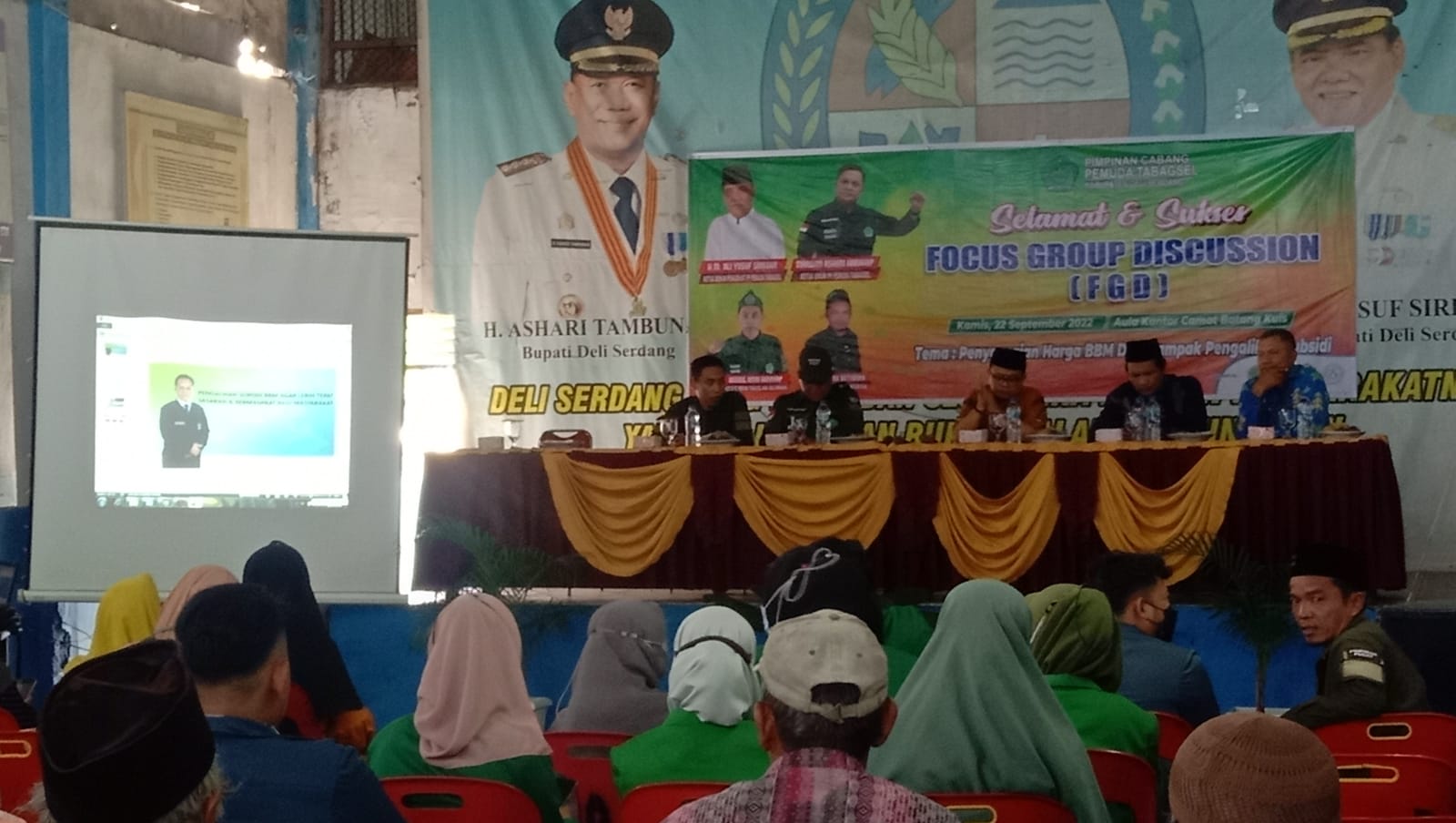 Pemuda Tabagsel Deliserdang Sikapi Kebijakan Penyesuaian Harga BBM dengan FGD