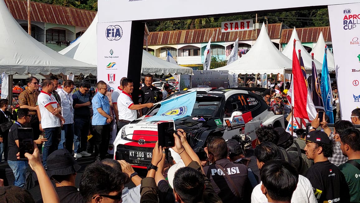 Sirkuit Rally di Geosite Parapat Sibaganding Memiliki Tantangan yang Eksotis Bagi Perelly Asia Pasifik Championship 2022
