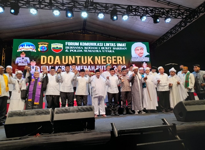 Wantimpres Habib Luthfi Yahya dan Forkolimat bersama Forkopimda Sumut Gelar Doa untuk Negeri