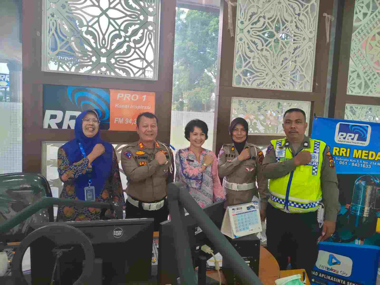 Satlantas Polrestabes Medan Talk Show di RRI, AKBP Sonny W Siregar: Patuhi Peraturan dalam Berlalu Lintas