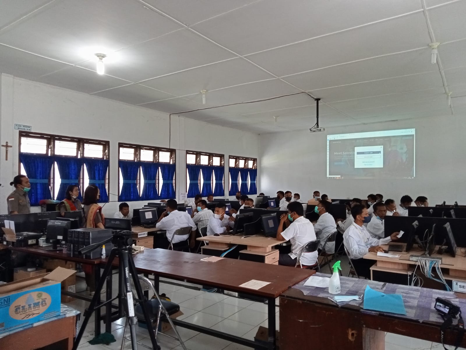 Bawaslu Samosir Gelar Seleksi CAT Bagi Calon Panwascam Pemilu 2024