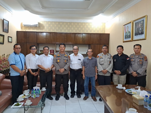Panitia Pesta Puncak Tahun Kesehatian HKBP Distrik XIV Audensi ke Polres Tebing Tinggi