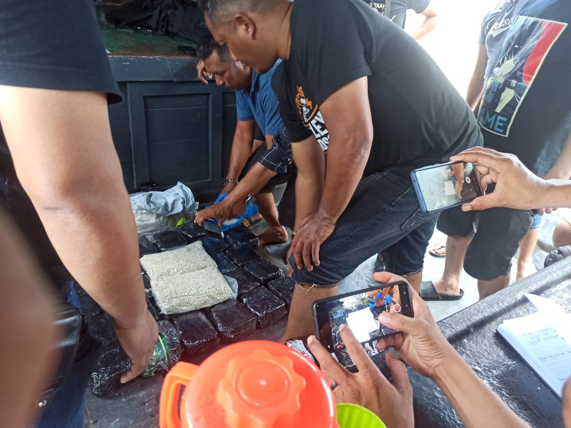 Tim Gabungan Polda Sumut Gagalkan Penyelundupan Narkoba Skala Besar Asal Malaysia Via Perairan Asahan