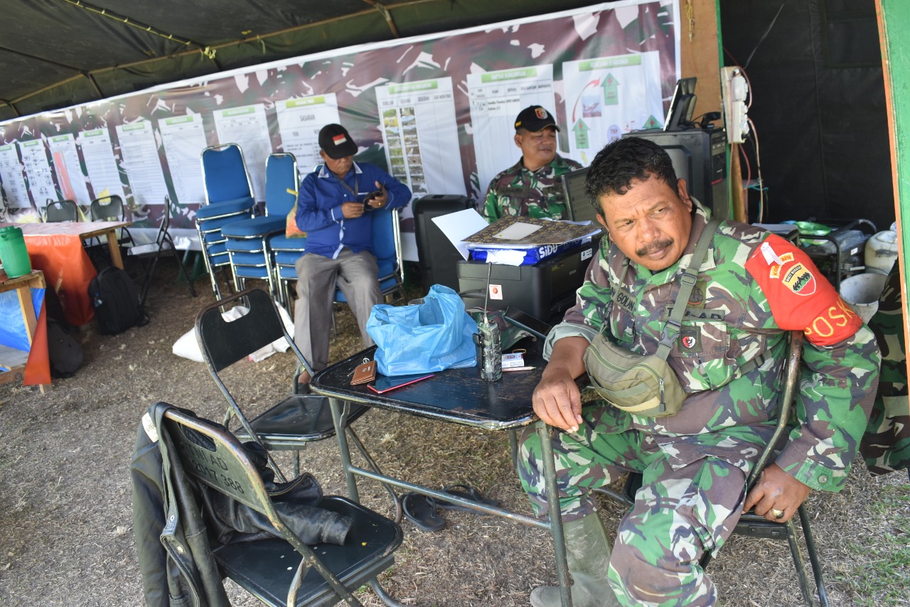 Pemerintah Desa Hasinggaan Bersama Warga Lega Serta Berterimakasih Kepada TNI Juga Kepada Pemkab Samosir