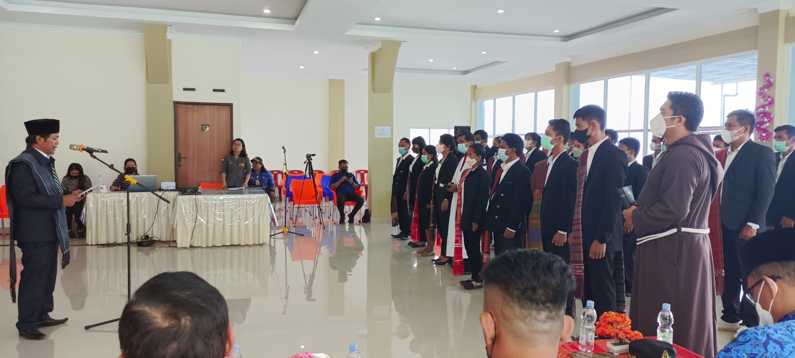 Ketua Bawaslu Kabupaten Samosir Lantik 27 Orang Panwascam