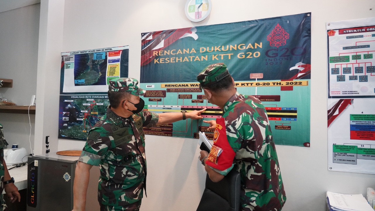 Sukseskan KTT G20 di Bali, Kasad Pastikan Kesiapan Yankes