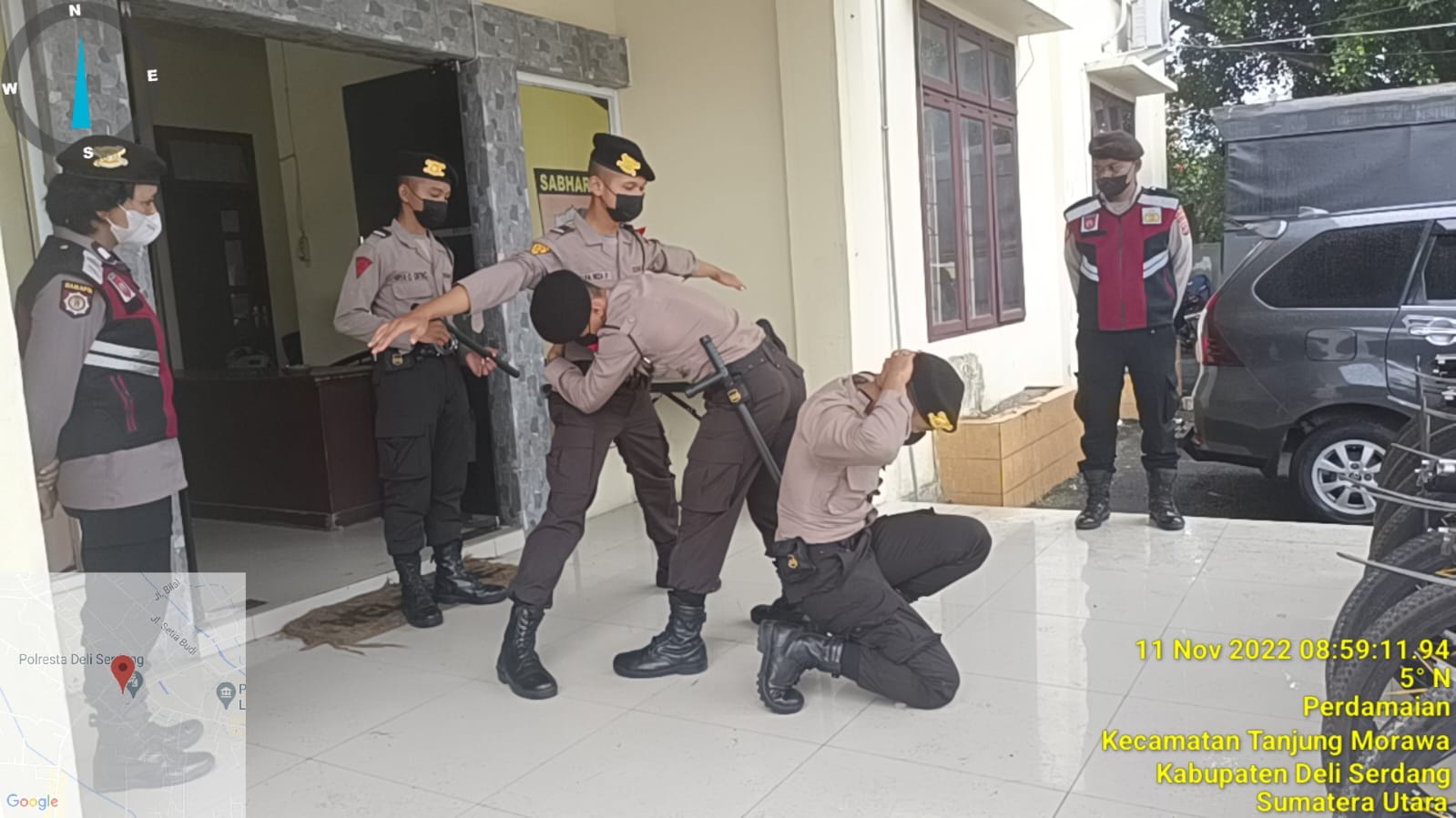Tingkatkan Ilmu Kepolisian, Siswa Diktukba Polri Gel II SPN Hinai Laksanakan Latihan Kerja Di Mapolresta Deli Serdang