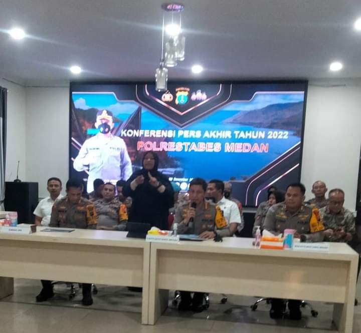 Kapolrestabes Medan Gelar Release Akhir Tahun