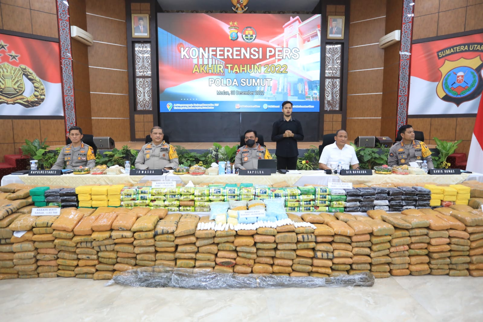 Kapolda Sumut Gelar Release Akhir Tahun