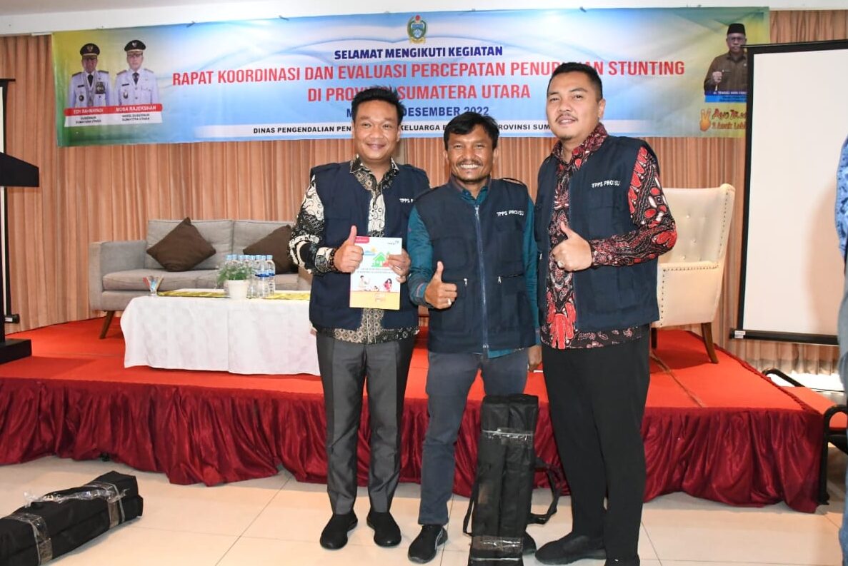 Rapat Koordinasi Percepatan Penurunan Stunting se-Provinsi Sumut diikuti Wabup Toba