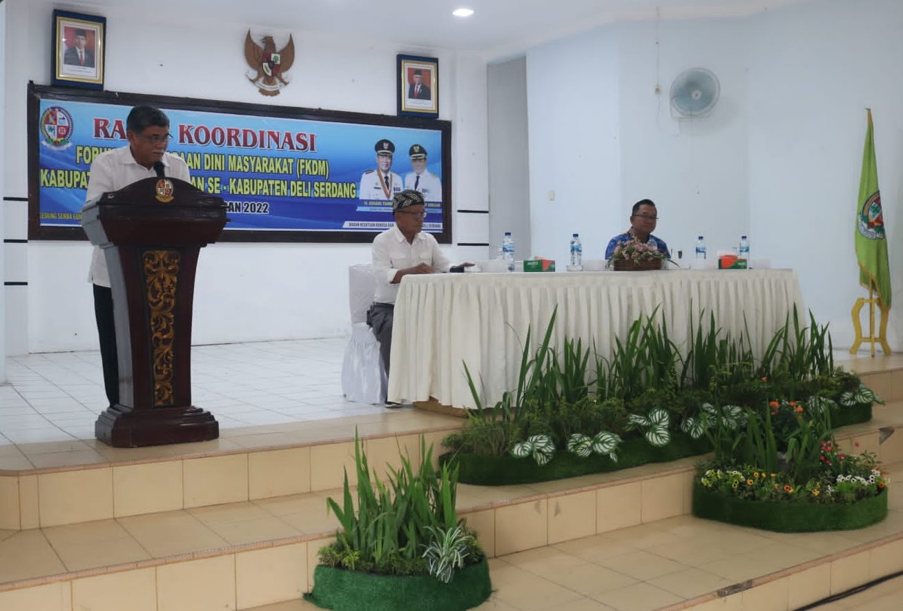 Wabup: Aman dan Kondusifnya Deliserdang Tidak Terlepas Dari Peran FKDM