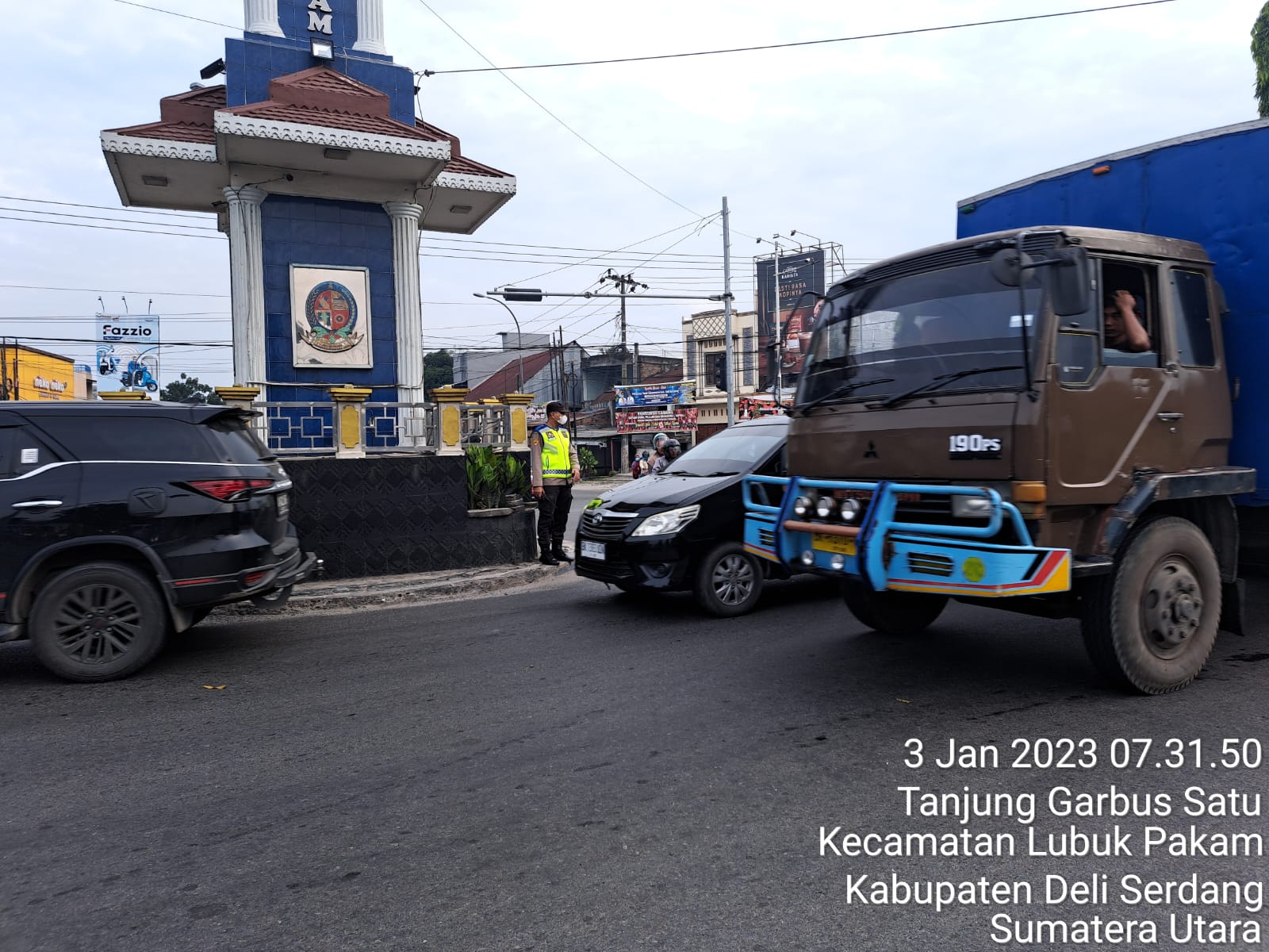 Hari Ketiga Tahun Baru, Sat Lantas Polresta Deli Serdang Intensifkan Pelaksanaan Gatur Lalin