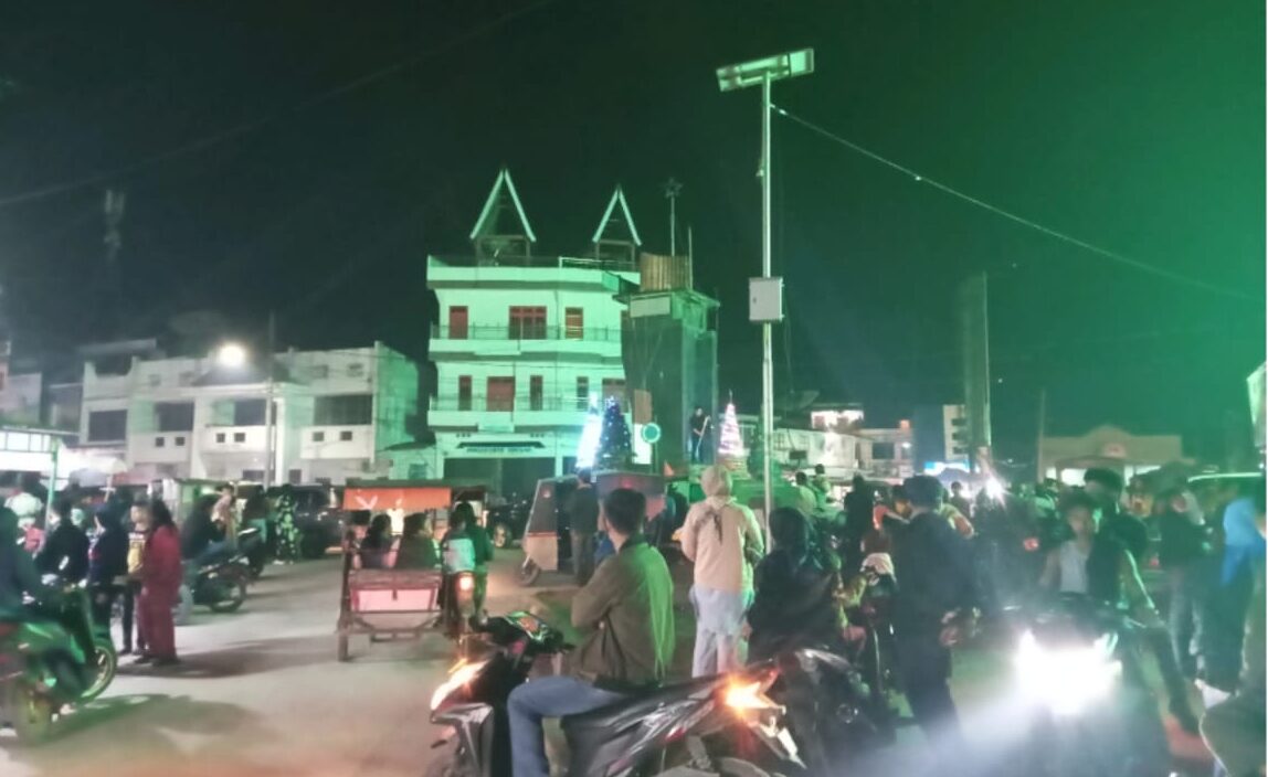 Jelang Pergantian Tahun  Personil Polres Toba Amankan Situasi Malam Tahun Baru 2023