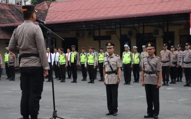 Kapolres Tebing Tinggi  AKBP  Mochamad Kunto Wibisono Lantik  AKP Iswadi Jabat Kapolsek Rambutan