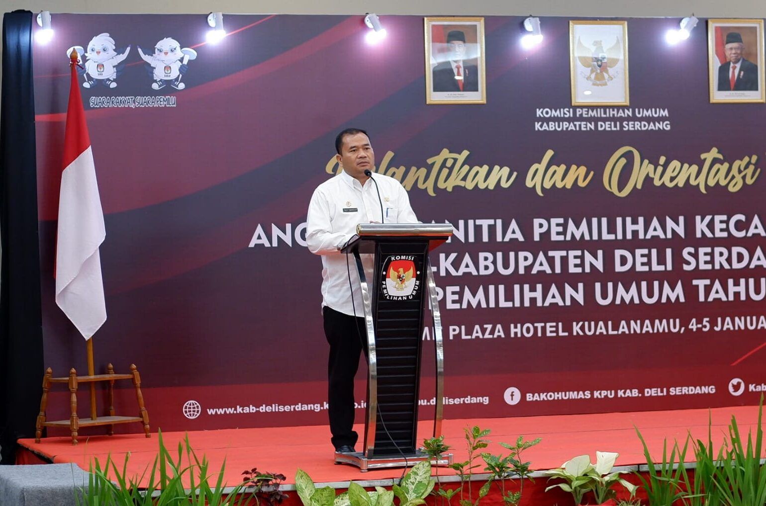 Sekdakab Deliserdang H Timur Tumanggor S Sos MAP : Pemilu Berkualitas Tonggak Awal Pembangunan Lima Tahun Ke Depan