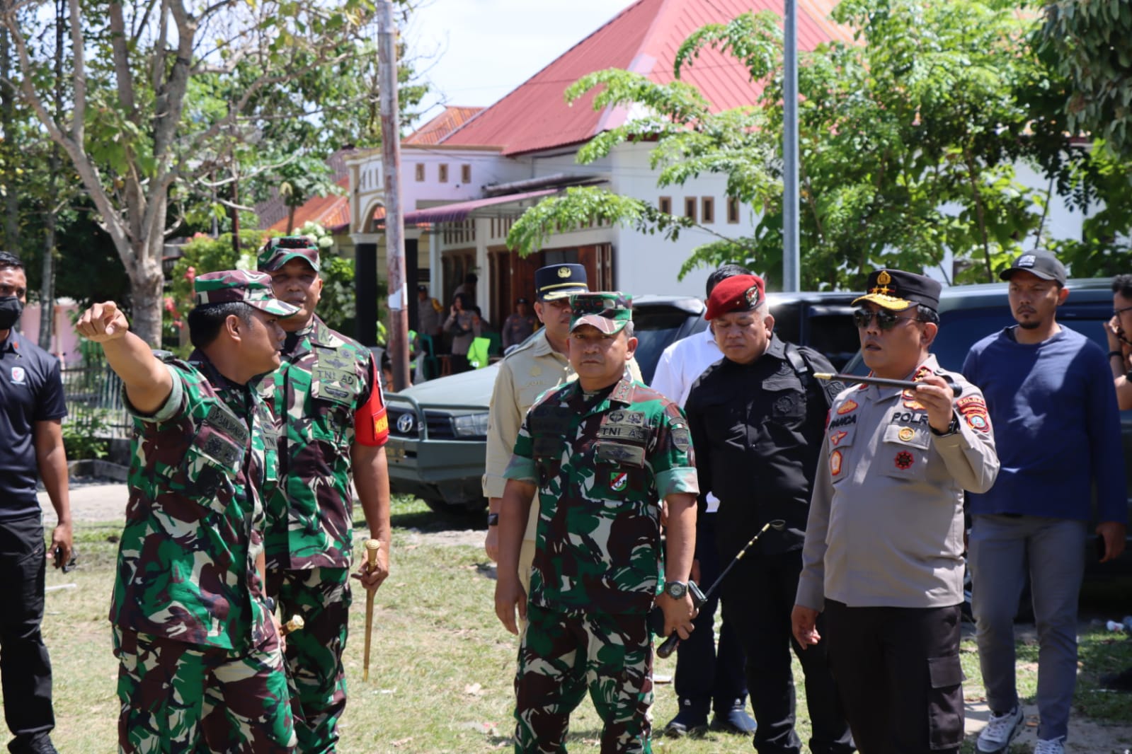 Kapolda Sumut dan Pangdam I/BB Cek Persiapan Pengamanan Wapres RI Kunker ke Tapteng