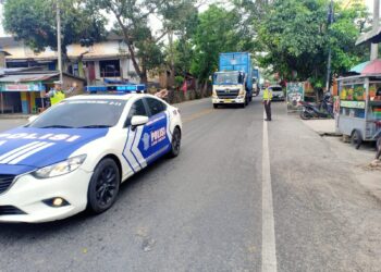 Polda Sumut Kawal Logistik F1 Powerboat Meninggalkan Balige, Membawa Cerita Indahnya Danau Toba