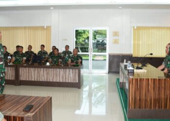 Korem  023/KS Terima Kunjungan Tim Wasrik Post Audit Itdam I/BB