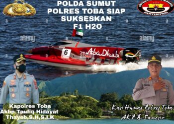Event F1H20 Berjalan Kondusif, Kapolres Toba Ucapkan Permohonan Maaf Dan Terimakasih Kepada Masyarakat Toba