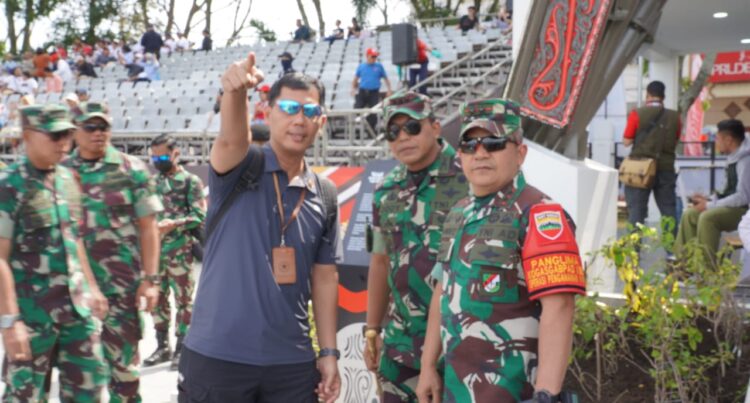 Pangdam I/BB, Danrem 023/KS Pastikan Keamanan Perhelatan F1H20 di Balige