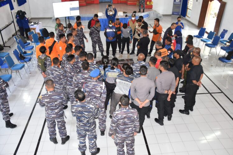 TNI AL Gelar Latihan Penanggulangan Bencana Alam di Mako Lanal Denpasar