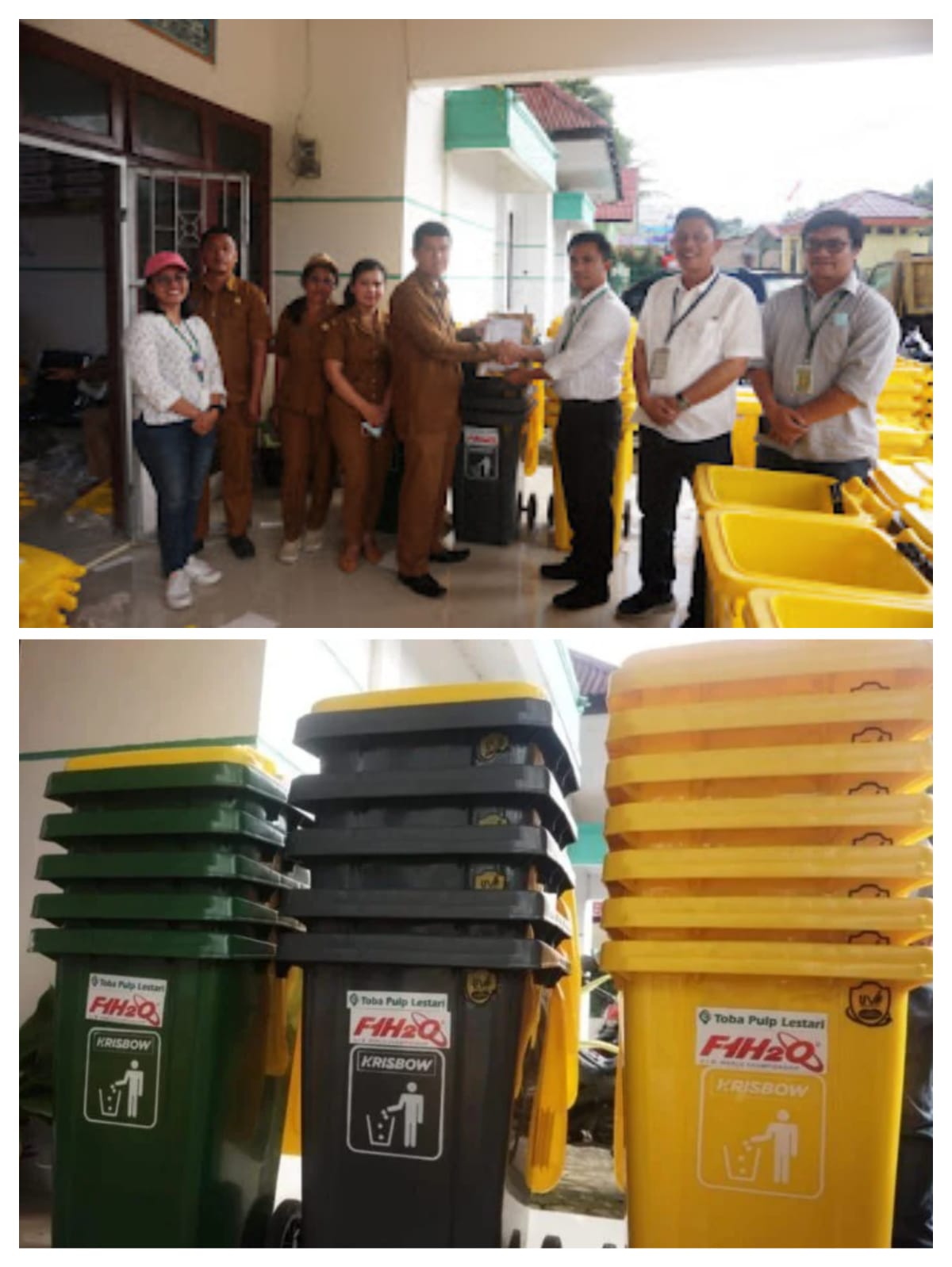 Event F1H20 Powerboat, TPL bantukan  150 unit tempat sampah