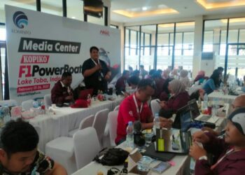 Sebanyak 116 Wartawan Media Terverifikasi  Panitia, Padati  Media Center F1H20 Balige