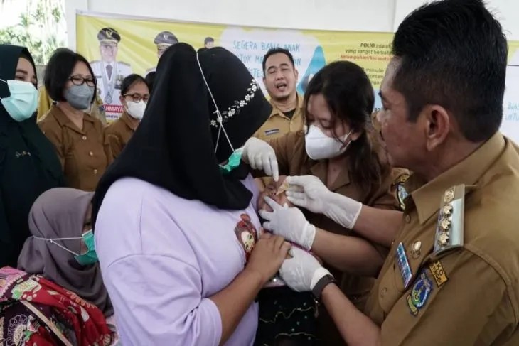 Pemkot Tebing Tinggi  Memberikan Kepada 12.226 Anak Imunisasi Polio