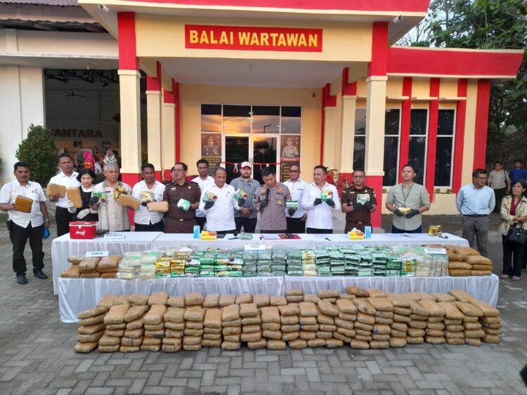 Jutaan Orang Diselamatkam Polda Sumut Dari Peredaran Narkotika