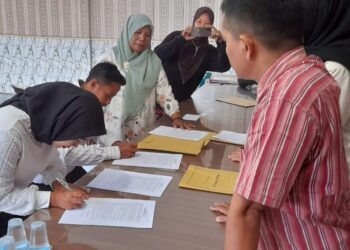Panitia Pemilihan Kecamatan (PPK) Binjai Utara  Hadiri PAW Pantarlih