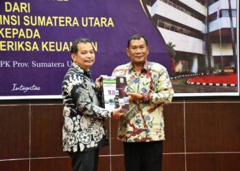 Bupati Deliserdang Serahkan LKPD Unaudited TA 2022