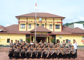 Polda Sumut Menempatkan 30 Personil Tugas di Polres Samosir