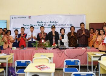 Seleksi Penerimaan Siswa/i SMA Unggulan, TPL Dukung Persiapan  Bimbingan Belajar SMP Di Kabupaten Toba