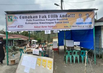Sahan Sinaga  dan Meslyana Tamba Menang Martnowaldi Bakara, Di Pilpanag Serentak Kecamatan Girsang Sipanganbolon
