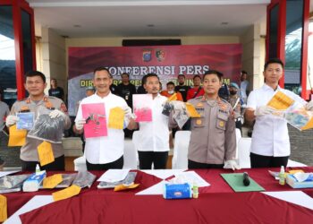 Polda Sumut dan Polres Simalungun Ungkap Kasus Perampokan Pakai Senpi Rakitan