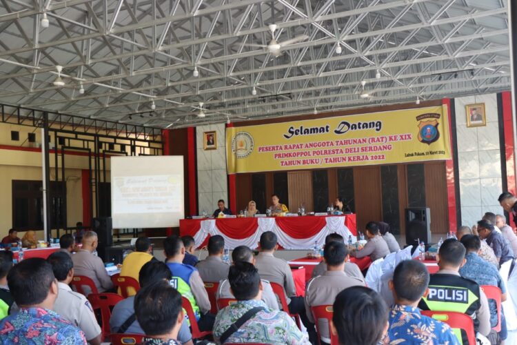 RAT Digelar, Bukti Transparansi dan Akuntabilitas Koperasi Primkoppol Polresta Deli Serdang Kepada Anggota