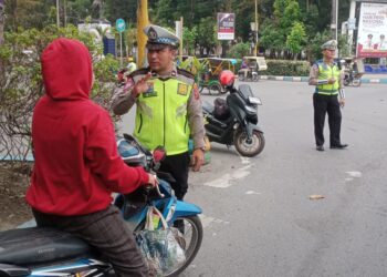 Ops Keselamatan Toba 2023, Satlantas Polresta Deli Serdang Himbau Masyarakat Patuhi Peraturan Lalu Lintas Untuk Tekan Angka Laka Lantas