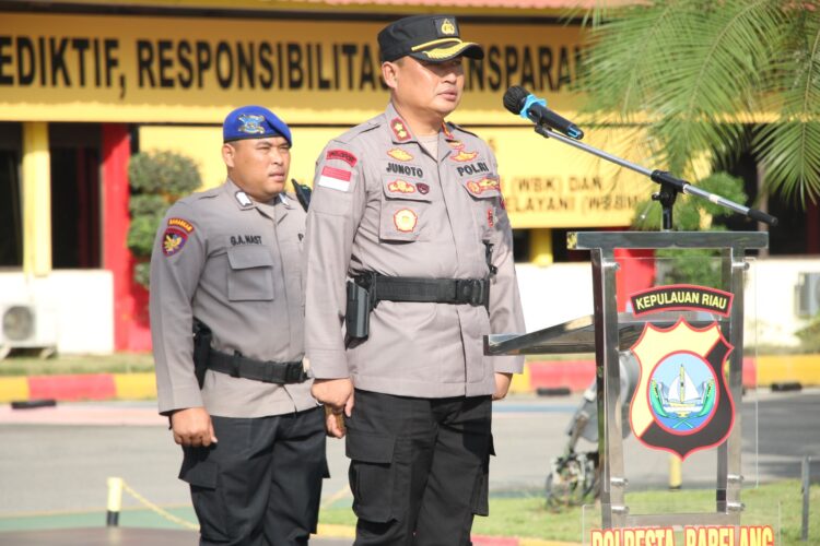 Waka Polresta Barelang AKBP Junoto, Pimpin Upacara Hari Kesadaran Nasional