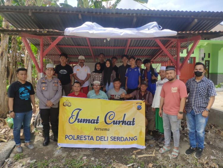 Polresta Deli Serdang Dengarkan Keluhan Masyarakat Melalui Kegiatan Jumat Curhat