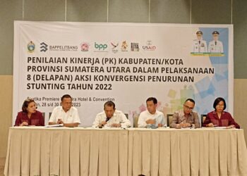 Ketua TPPS Sarlandy Hutabarat  Presentasikan Kinerja Pelaksanaan 8 Aksi Konvergensi Penurunan Stunting Tahun 2022